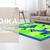 Ultra Soft Area Rug, Non Slip, Stain Resistant, Washable Area Rugs for Living Room, Bedroom, Chic Cartoon Animal Bath Decor(Blue)