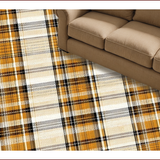 Ultra Soft Area Rug, Non Slip, Stain Resistant, Washable Area Rugs for Living Room, Bedroom, Stylish Non-Shed Plaid Reading Nook(Beige)