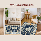 Charming Rustic Geometric Fusion(Beige)