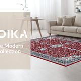 Classic Geometric Vintage Appeal(Red)