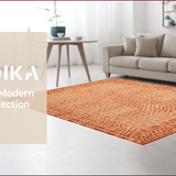 Ultra Soft Area Rug, Non Slip, Stain Resistant, Washable Area Rugs for Living Room, Bedroom, Terracotta Cozy Shag Elegance(Beige)