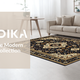 Classic Floral Tapestry Inspired(Black)