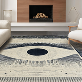 Ultra Soft Area Rug, Non Slip, Stain Resistant, Washable Area Rugs for Living Room, Bedroom, Chic Neutral Tones with Tassels(White)
