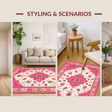 Eclectic Floral Medallion Aesthetic(White)