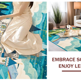 Artful Fantasy Imagination Scene(Blue)