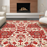 Elegant Vintage Trellis Design(Red)