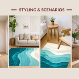 Artistic Fluid Brushstroke Texture(Beige)