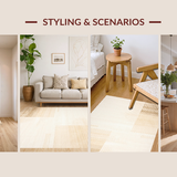 Chic Modern Abstract Layers(Beige)
