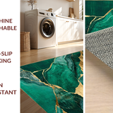 Elegant Jewel Toned Abstract Composition(Green)