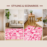 Dynamic Modern Alphabet Collection(Pink)