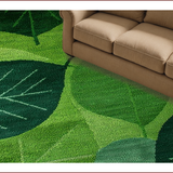 Vibrant Floral Leaf Motif Style(Green)