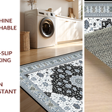 Luxurious Black Tiled Aesthetic(White)