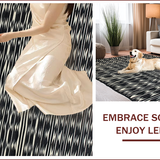 Modern Black and White Checkerboard Style(Black)