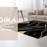 Opulent Modernist Geometric Arrangement(Black)