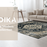 Elegant Ethnic Tapestry Motif(Black)