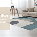 Ultra Soft Area Rug, Non Slip, Stain Resistant, Washable Area Rugs for Living Room, Bedroom, Minimalist Thin Grey Rug for Office and Entryway(Gray)