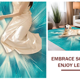 Coastal Inspired Aqua Wave Elements(Blue)