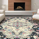 Luxurious Textured Floral Design(Ivory)