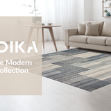 Ultra Soft Area Rug, Non Slip, Stain Resistant, Washable Area Rugs for Living Room, Bedroom, Slate Colored Modern Linear Arrangement(Gray)