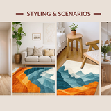 Dynamic Textured Nature Inspired Style(Blue)