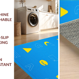 Charming Abstract Shape and Letter Fusion(Blue)