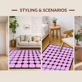 Cute Contemporary Grid Design(Pink)
