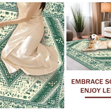 Earthy Tones Retro Diamond Design(Green)