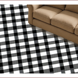 Contemporary Fluffy Tiled Design(Black)