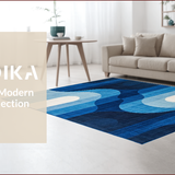 Elegant Dark Blue Mosaic Design(Blue)