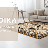 Ultra Soft Area Rug, Non Slip, Stain Resistant, Washable Area Rugs for Living Room, Bedroom, Rustic Earthy Animal Hide Aesthetic(Beige)