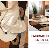Cozy Natural Fiber Round Design(Beige)