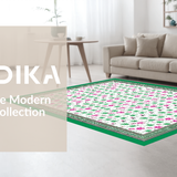 Ultra Soft Area Rug, Non Slip, Stain Resistant, Washable Area Rugs for Living Room, Bedroom, Vibrant Pink Animal Print(White)