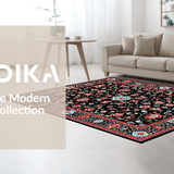 Bold Geometric Black and Red(Black)