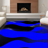 Elegant Dark Sea Inspired Art(Blue)