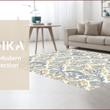 Ultra Soft Area Rug, Non Slip, Stain Resistant, Washable Area Rugs for Living Room, Bedroom, Boho Chic Cream Living Room Non-Shedding Carpet(Ivory)
