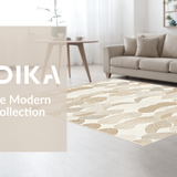 Chic Curved Natural Textures(Beige)