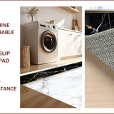 Ultra Soft Area Rug, Non Slip, Stain Resistant, Washable Area Rugs for Living Room, Bedroom, Luxury Soft Modern Rug with Shimmering Gold Accents(White)