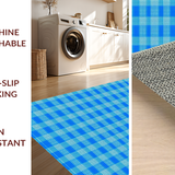 Charming Plaid Farmhouse Vibe(Blue)