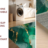 Dazzling Gold Marble Visual Appeal(Green)