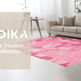 Ultra Soft Area Rug, Non Slip, Stain Resistant, Washable Area Rugs for Living Room, Bedroom, Urtlmaji Bow Accent Rug, Elegant Pink Bows Carpet, Sweet Bows Decor(Pink)