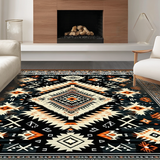 Striking Color Geometric Shapes(Black)