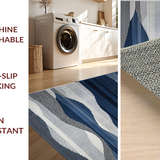 Chic Minimalist Swirling Motif(Blue)