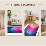 Colorful Abstract Moss Motif(Pink)