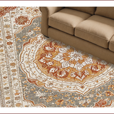 Ultra Soft Area Rug, Non Slip, Stain Resistant, Washable Area Rugs for Living Room, Bedroom, Vintage Non-Slip Living Room Rug(Beige)