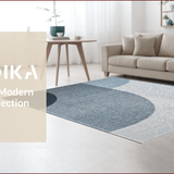 Ultra Soft Area Rug, Non Slip, Stain Resistant, Washable Area Rugs for Living Room, Bedroom, Contemporary Grey Abstract Living Room Stain-Resistant Rug(Gray)