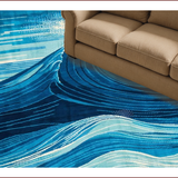 Vibrant Oceanic Color Splash(Blue)