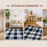 Contemporary Chic Plaid Aesthetic(Blue)