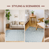 Contemporary Exotic Patterned Runner(Gray)