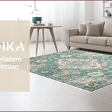 Ultra Soft Area Rug, Non Slip, Stain Resistant, Washable Area Rugs for Living Room, Bedroom, Vintage Beige Playroom Oriental Area Rug(Beige)