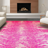 Bright Pink Funhouse Decor Style(Pink)